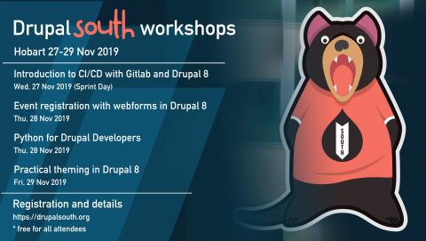 Workshops at DrupalSouth Hobart 2019